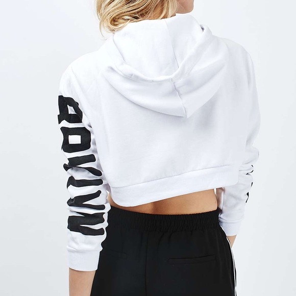 Brooklyn cropped hoodie and beanie - Picture 2 of 4